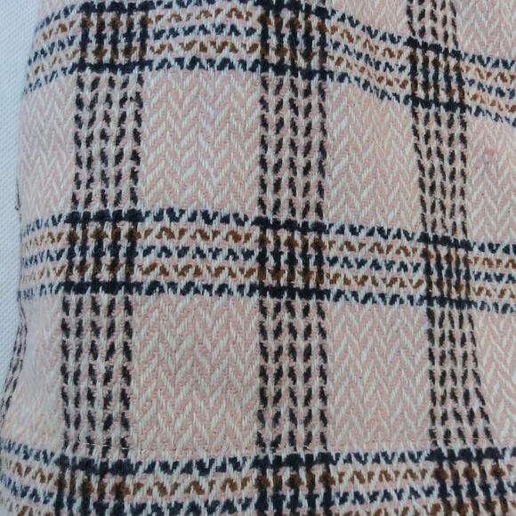 Wild Fable Pink Plaid Mini Skirt Clueless Academia Size L - Picture 3 of 8
